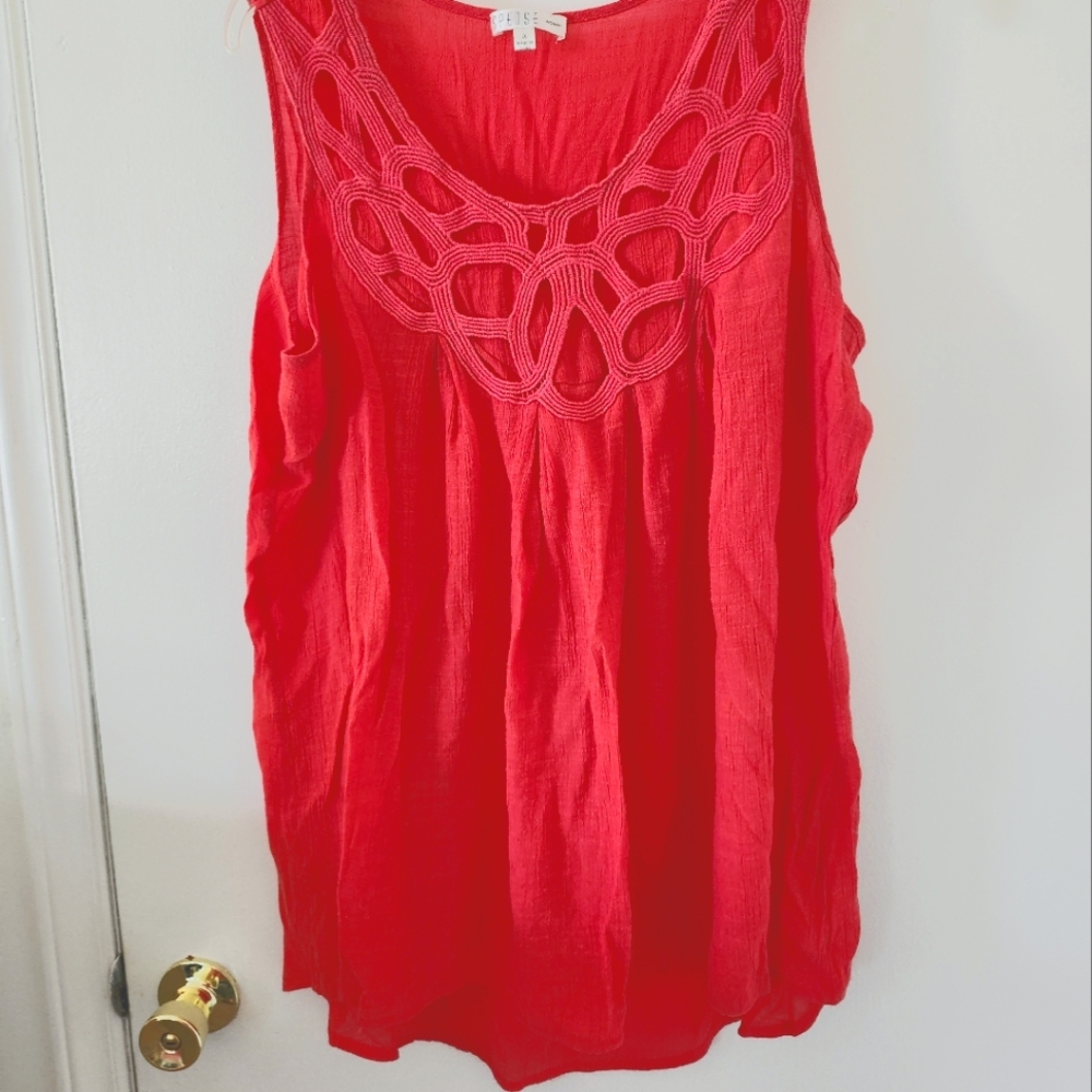 Sleeveless Top/Cover-up Size 1X by Spense Woman